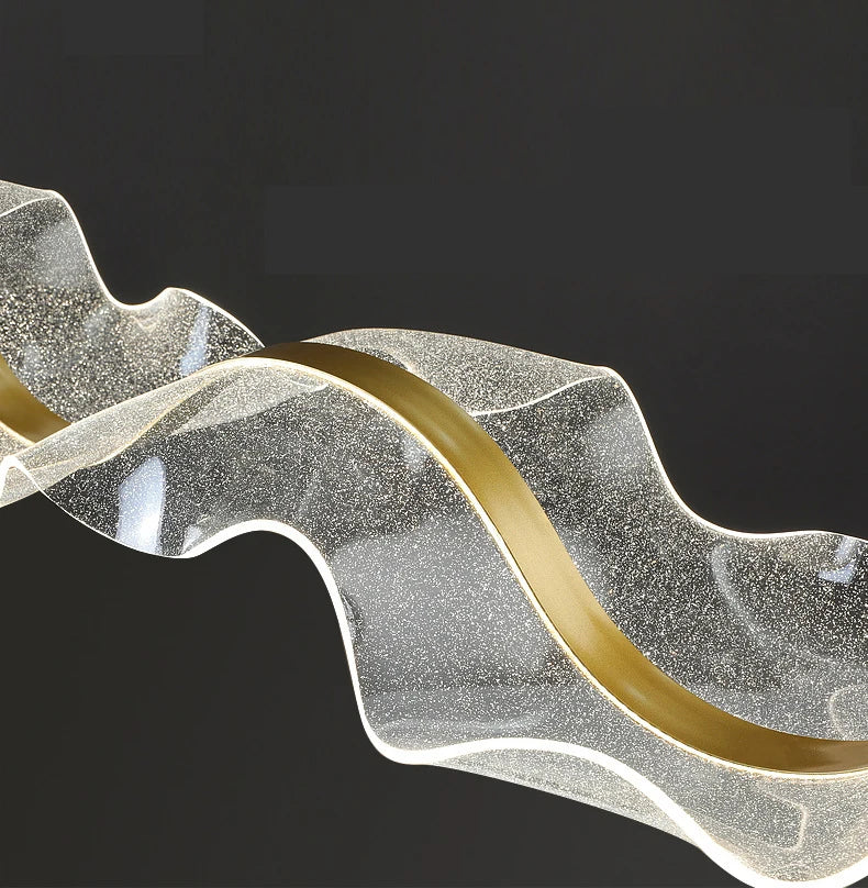 Lustre Suspension Anneau Bois Naturel Minimaliste Design - Salon Salle à Manger — Fuyza