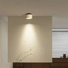 Plafonnier Cylindre Béton Blanc Minimaliste Design Moderne - Salle de Bain Salon Chambre — Thuban