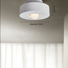Lund Cylindre Tissu Bordeaux Minimaliste