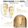 Harumi Cylindres Verre Transparent Art Déco