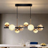 Lustre Suspension Spirale Métal Noir et Blanc Minimaliste Design - Salon Salle à Manger — Spiro