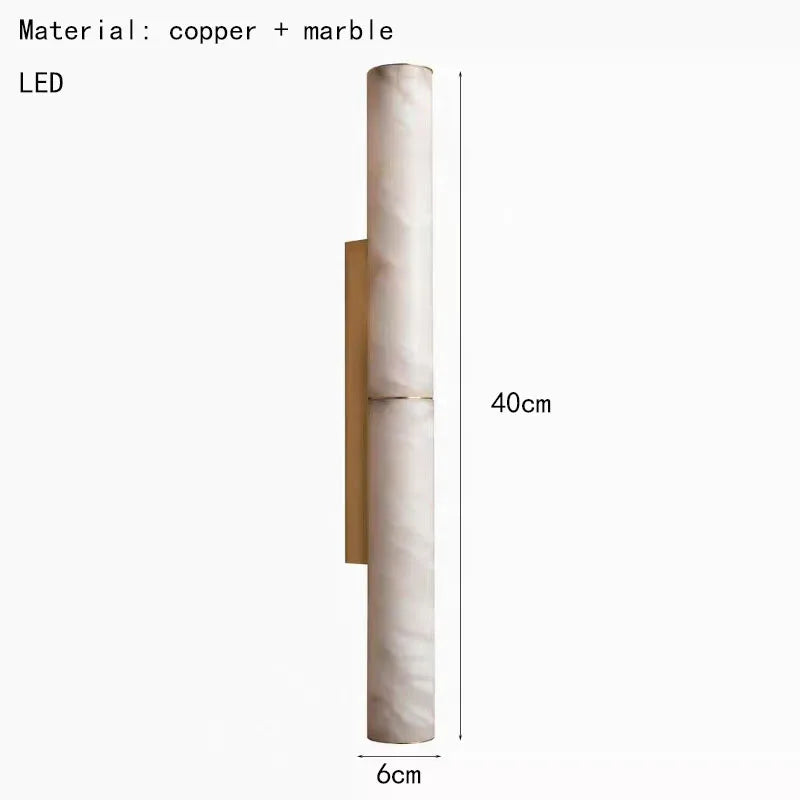Rael Cylindre Albâtre Beige Minimaliste