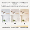 Ventilateur de Plafond Bois Massif avec Éclairage LED
