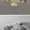 Sofia Cube Cristal et Métal Chromé Art Déco