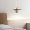 Suspension Cylindre Béton et Métal Marron Minimaliste Design - Chambre Salon Cuisine — Hypatia