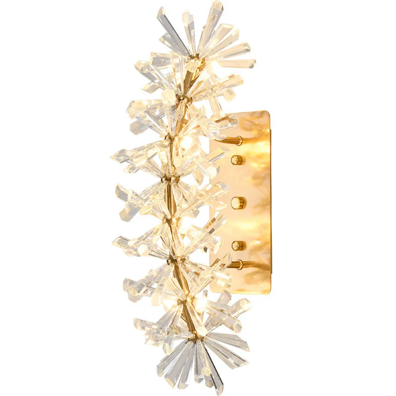Kora Cristal et Métal Doré Éclatant