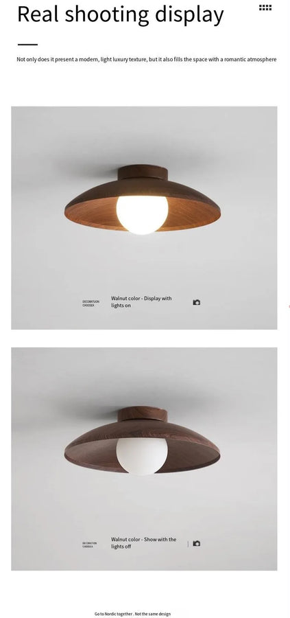 Tëlys Disque Bois Naturel Minimaliste