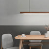 Suspension Barre Bois Naturel Minimaliste Design - Cuisine Chambre Salon — Linéo