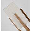 Lampadaire Géométrique Bois Naturel Minimaliste Design - Salon Bureau Chambre — Hexo