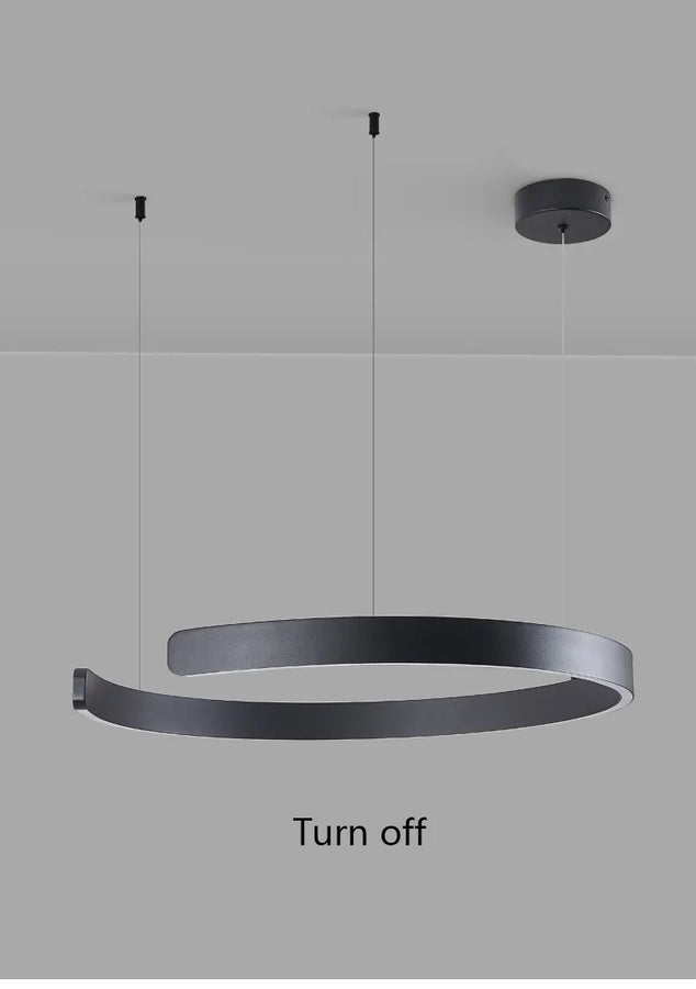 Hecate Anneau Aluminium Noir Minimaliste