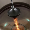 Suspension Cylindre Verre Soufflé Bicolore Élégant - Chambre Salon Cuisine — Jaspe