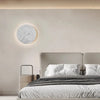 Applique Murale Cube Marbre Naturel Noir et Blanc - Chambre Salle de Bain Salon — Procyon