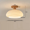 Lumio Vintage Verre Transparent et Bois Naturel