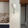 Ashanti Éventail Métal Brossé Art Déco