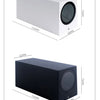 Thora Cylindre Aluminium Noir et Blanc Minimaliste B