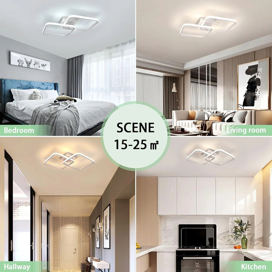 Cëlys Anneaux Aluminium Blanc Minimaliste