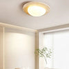 Plafonnier Ovale Verre Opalin Blanc Épuré Design Moderne - Salle de Bain Salon Chambre — Aristide