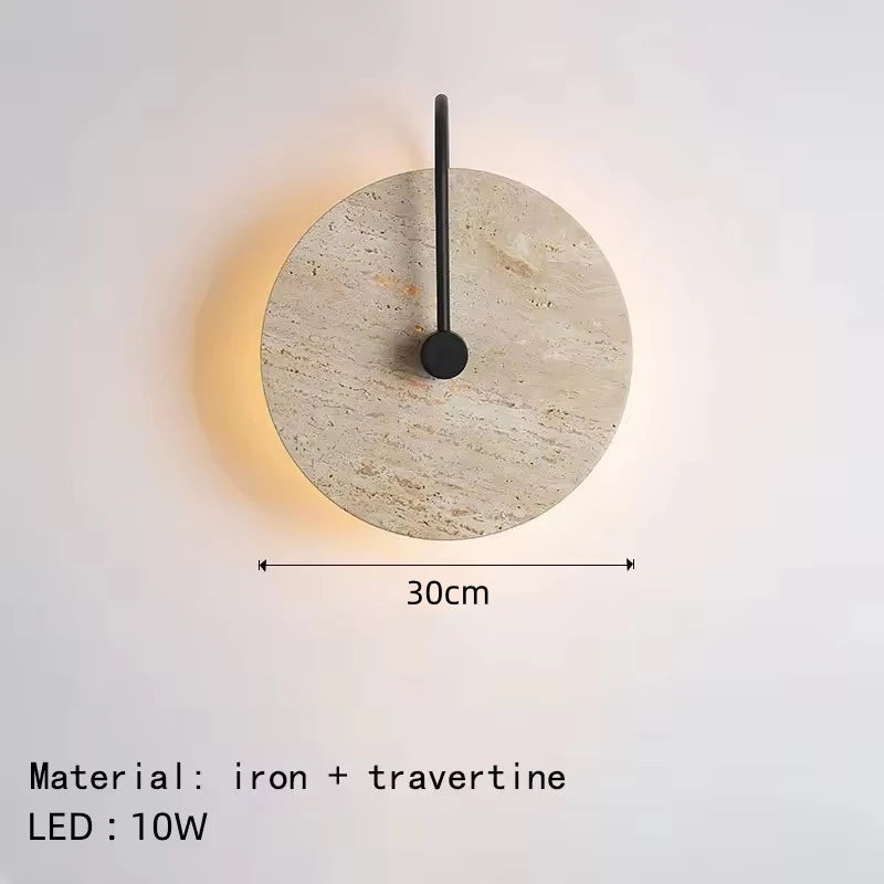 Adaeze Disque Pierre Naturelle Minimaliste