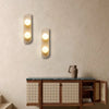 Applique Murale Cylindre Verre Opalin Minimaliste Design Moderne - Chambre Salle de Bain Salon — Cremona