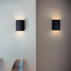 Applique Murale Cylindre Bois Texturé Minimaliste Design Moderne - Chambre Salle de Bain Salon — Colure