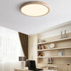Plafonnier Anneau Bois Naturel Minimaliste Design Moderne - Salon Chambre Salle à Manger — Altair