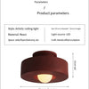 Lund Cylindre Tissu Bordeaux Minimaliste