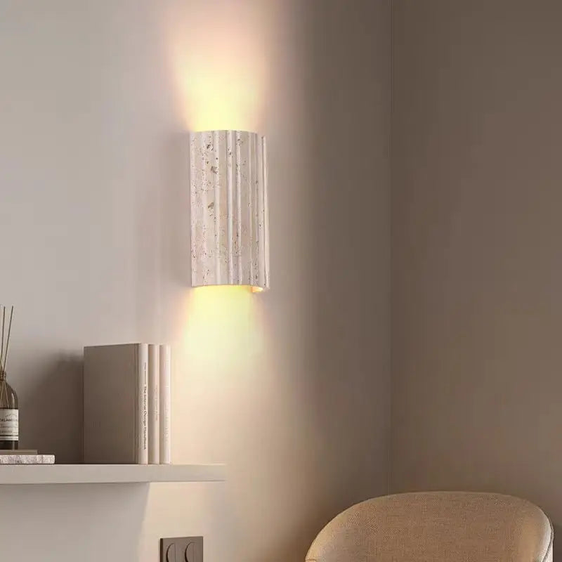 Fola Cylindre Pierre Beige Minimaliste