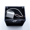 Rute Cube Aluminium Noir Épuré
