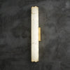 Geoffroy Cylindre Onyx Blanc et Laiton