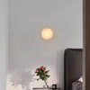 Applique Murale Cylindre Béton et Bois Naturel Nordique Design Moderne - Chambre Salle de Bain Salon — Ina