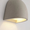 Applique Murale Demi-Sphère Béton Gris Minimaliste Design Moderne - Chambre Salle de Bain Salon — Gunnar