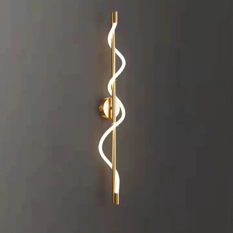 Applique Murale Anneaux Verre Transparent et Métal Noir Noire Ronde - Chambre Salle de Bain Salon — Horos