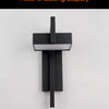 Géométrique Métal Noir Mat Minimaliste — Polygo