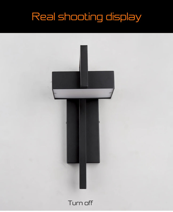 Géométrique Métal Noir Mat Minimaliste — Polygo