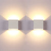 Talx Cube Aluminium Blanc Minimaliste