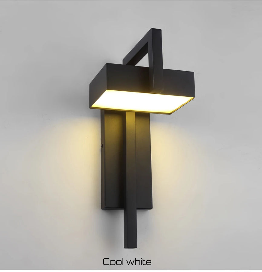 Géométrique Métal Noir Mat Minimaliste — Polygo