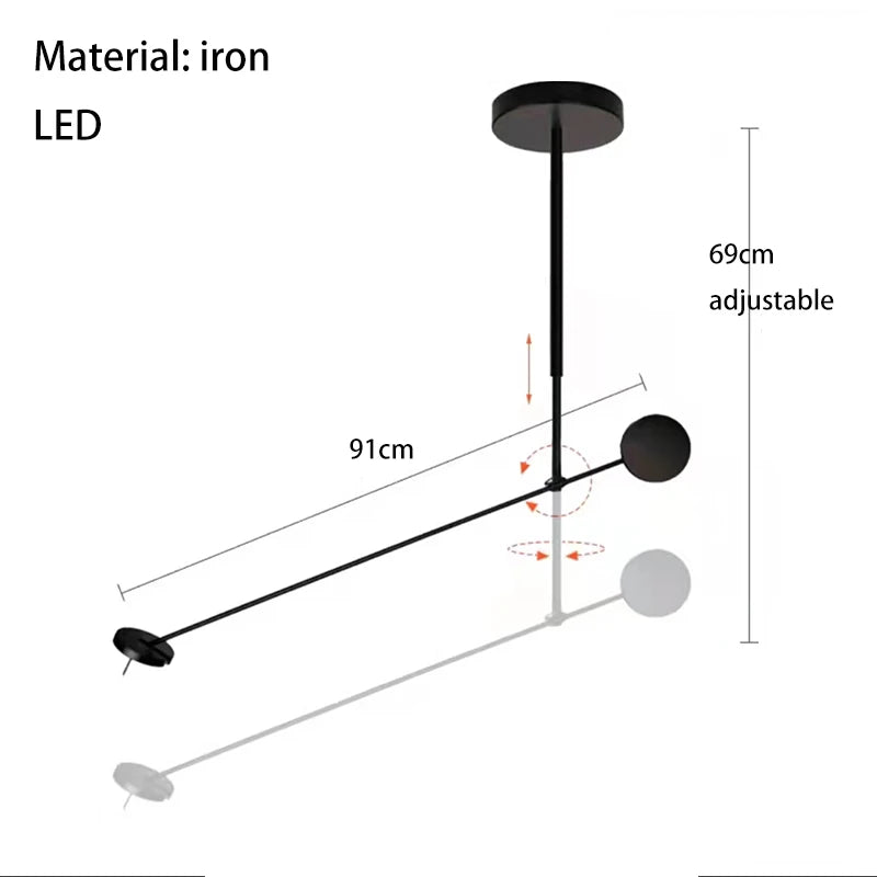 Nëris Bras Long Métal Noir Minimaliste