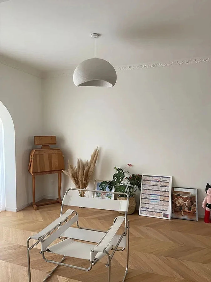 Erato Demi-Sphère Métal Brun Texturé Épuré