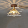 Lumio Vintage Verre Transparent et Bois Naturel