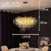 Randi Cascade Cristal et Métal Doré Luxueux