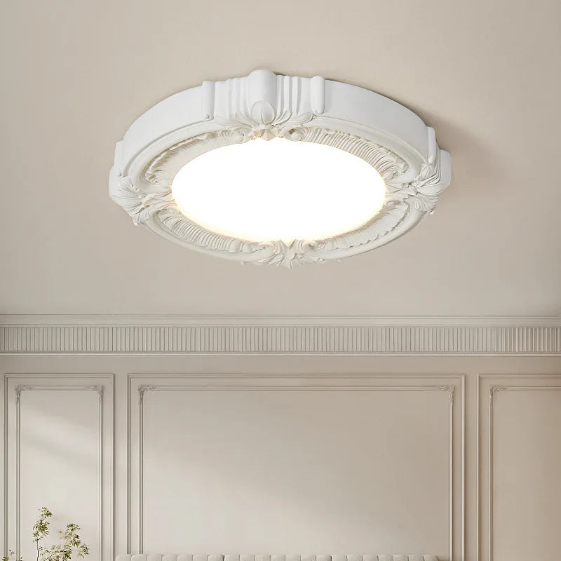 Arachne Médaillon Résine Crème Baroque