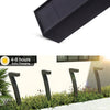 Lampadaire Arc Métal Noir Mat Minimaliste Design - Salon Bureau Chambre — Arcal