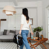 Sela Nuage Tissu Blanc Minimaliste