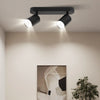 Suspension Rail Cylindres Acier Noir Mat Minimaliste Design - Chambre Salon Cuisine — Réglette