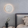 Applique Murale Cube Marbre Naturel Noir et Blanc - Chambre Salle de Bain Salon — Procyon