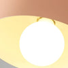 Positano Dôme Bois Naturel et Métal Bicolore Nordique