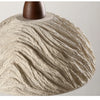 Simone Dôme Papier Mâché Blanc Épuré