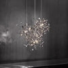 Lustre Suspension Sphère Verre Opalin Blanc Minimaliste Design - Salon Salle à Manger — Vesta