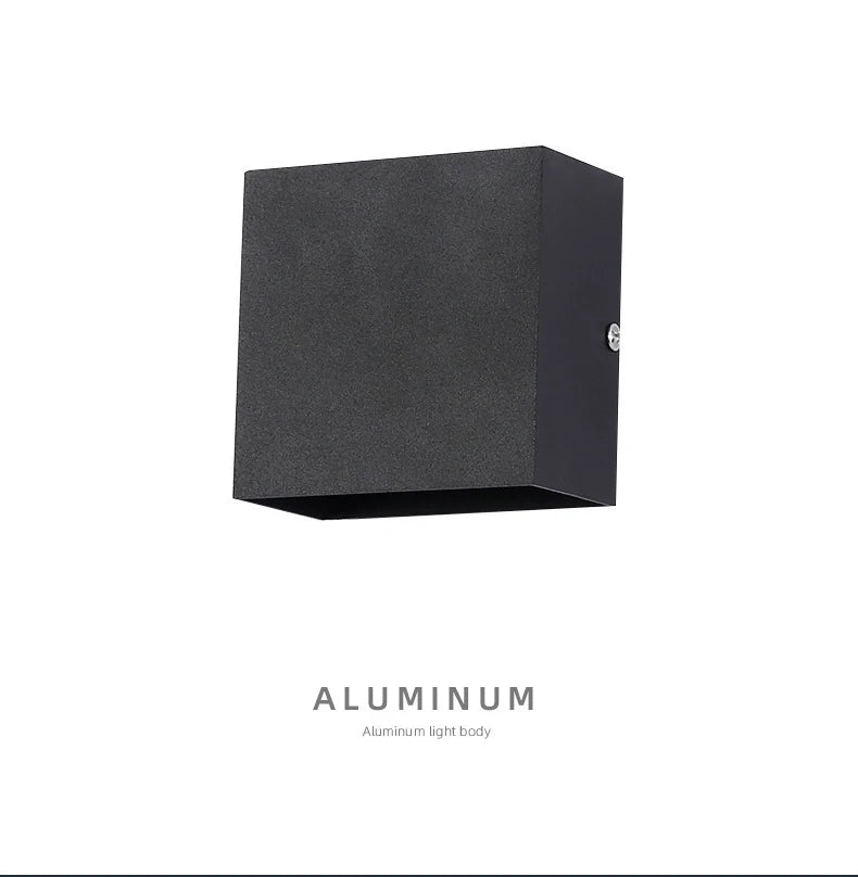Talx Cube Aluminium Blanc Minimaliste