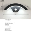 Niamh Arche Aluminium Noir Mat Minimaliste